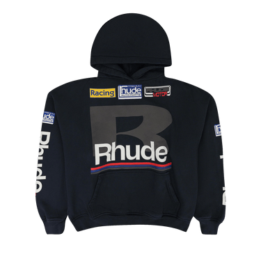 Rhude Petrol Patch Hoodie 'Vintage Black'