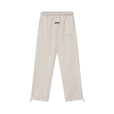 Fear of God Essentials Relaxed Fleece Sweatpant With Piping 'Heather Stone/Cloud White'