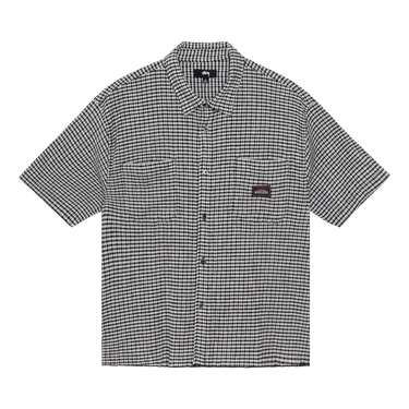 トップス stussy CRINKLED CHECK SS SHIRT TAN M Stussy Crinkled Check S/S Shirt Tan Men's - SS25 - US