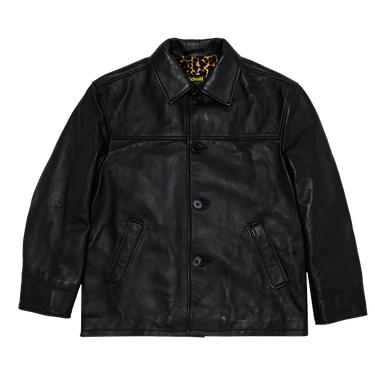 Buy Supreme x Schott Leather Car Coat 'Black' - SS25J80