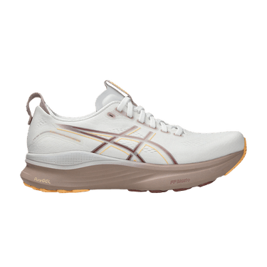 Asics Wmns Gel Kayano 32 Wide 'White Taupe Orange Glow'