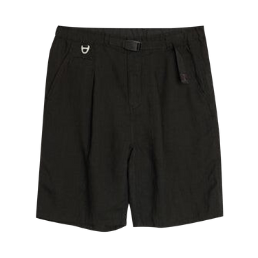 Undercover Belted Linen Short 'Black'