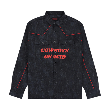 Pleasures Acid Cowboy Denim Shirt 'Black'