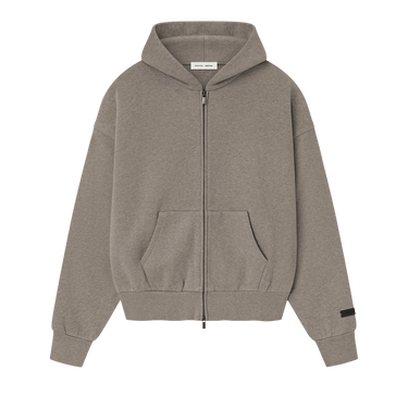 Fear of God Essentials Classic Fleece Zip-Up Hoodie 'Homestead Heather'