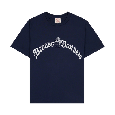 Brain Dead x Brooks Brothers California Logo Tee 'Navy'