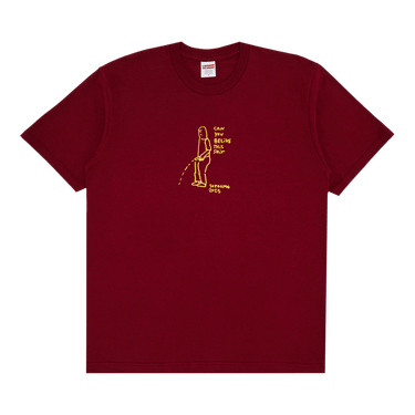 Supreme Dust Tee Cardinal ダストT カーディナル S Supreme Dust Tee