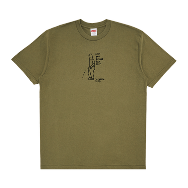 Buy Supreme Piss Tee 'Olive' - SS25T63 OLIVE | GOAT