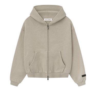 Fear of God Essentials Kids Fleece Zip-Up Hoodie 'Timber'