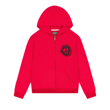 Buy Denim Tears Denim University Zip Hoodie 'Red' - 05650
