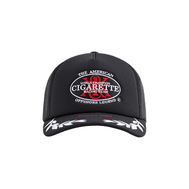 Buy Kith For Cigarette Nolan Trucker Hat 'Black' - KHM050998 001