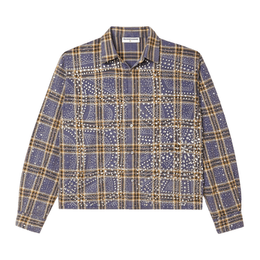 Vale Forever Moonlight Flannel 'Blue/Yellow'