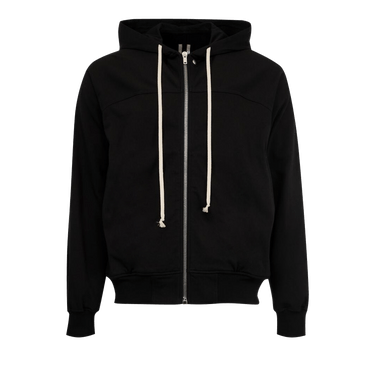 Rick Owens Zip-Up Hoodie 'Black'