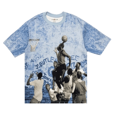 Air Jordan Playground Dunk Tee 'Cirrus Blue/Black'
