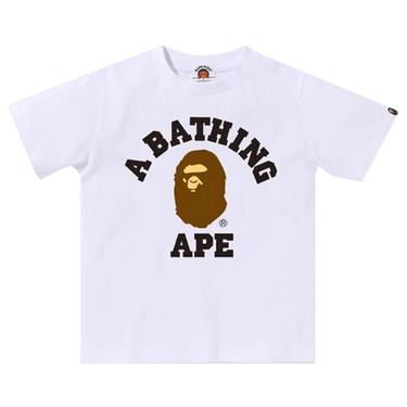 BAPE Kids College Tee 'White'