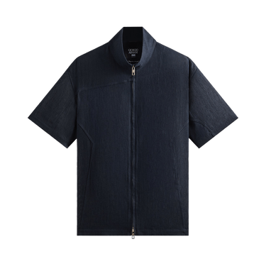 Kith x Giorgio Armani Open Weave Colton Zip-Up Shirt 'Nocturnal'