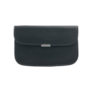 Buy Lemaire Soft Tab Card Holder Coin Purse 'Black' - SL0065
