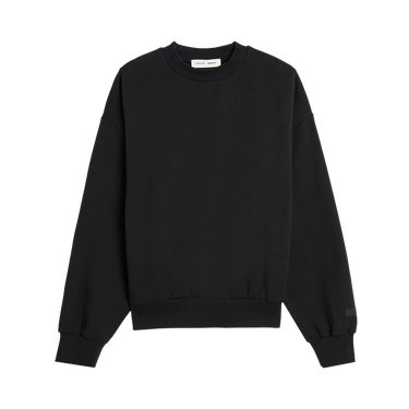 Fear of God Essentials Classic Fit Fleece Crewneck 'Jet Black'