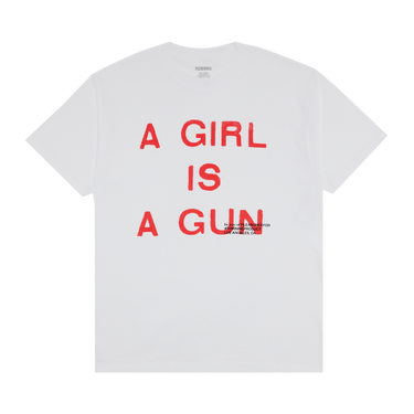 Pleasures Girl Is A Gun T-Shirt 'White'