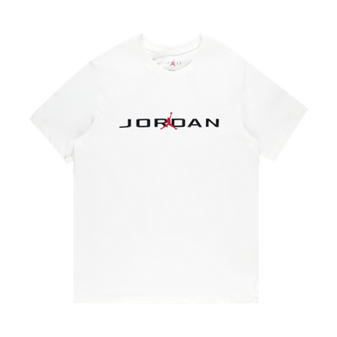 Air Jordan T-Shirt 'White/Black/Gym Red'