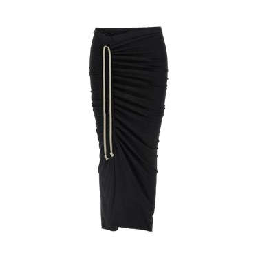 Rick Owens DRKSHDW Soft EDFU Skirt 'Black'