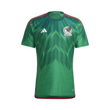 adidas Mexico 2022 Home Authentic Jersey 'Vivid Green/Collegiate Green'