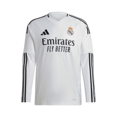 adidas Real Madrid 24/25 Long Sleeve Home Jersey 'White'