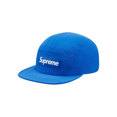 帽子 Supreme Perforated Camp Cap Blue Buy Supreme Perforated Reflective Camp Cap 'Royal' - SS16H35 ROYAL