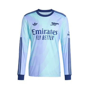 adidas Arsenal 24/25 Long Sleeve Third Jersey 'Clear Aqua/Light Flash Purple'