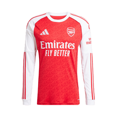 adidas Arsenal 25/26 Long Sleeve Home Jersey 'Better Scarlet/White'