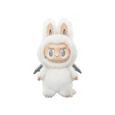 特大Pop Mart The Monsters Labubu Zimomo POP MART The Monsters LABUBU ZIMOMO Angel in Clouds Figure