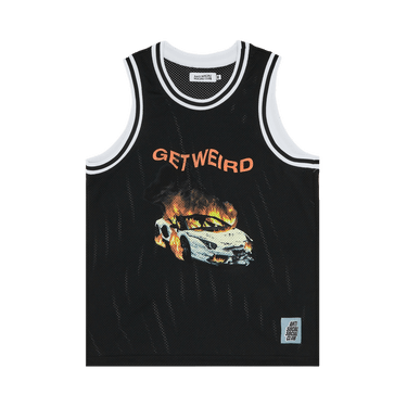 Anti Social Social Club Burnout Basketball Jersey 'Black'