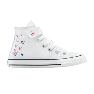 Converse Chuck Taylor All Star EasyOn High PS 'Doodles - White Pink Frosting'