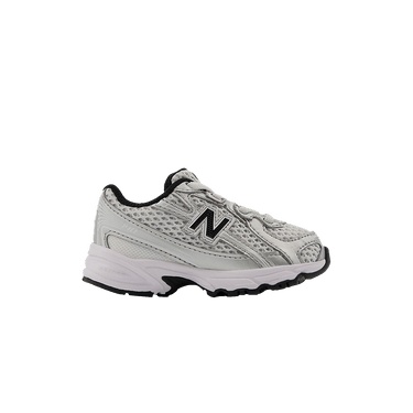 New Balance 740 Bungee Lace Toddler 'Silver Metallic Black'