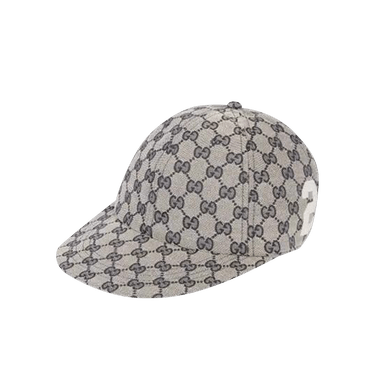 Buy Gucci GG Canvas Baseball Cap 'Beige/Navy' - 751400 4HA0L 4077