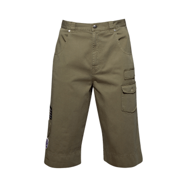 Palm Angels Military Patch Bermuda Shorts 'Army Green'