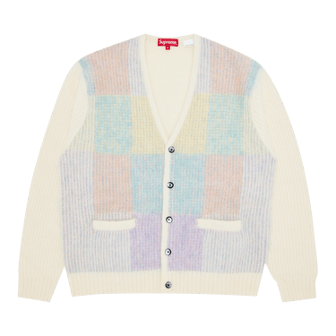 トップス Supreme 22SS Brushed Grid Cardigan Supreme Brushed Grid Cardigan (SS22) - $198