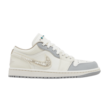 Wmns Air Jordan 1 Low 'Sail Soft Pearl Sequins'
