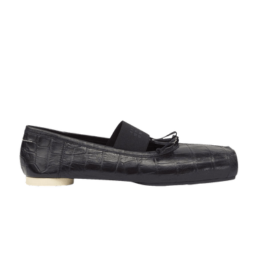 MM6 Maison Margiela Wmns Anatomic Ballerinas 'Black Croc'