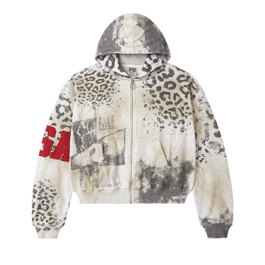 Buy Vale Forever Cheetah Zip Up 'Grey' - VALE 08 007 CZU GY | GOAT CA