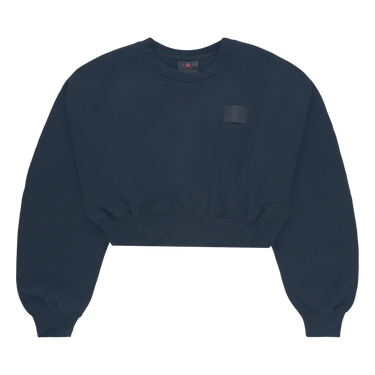 Air Jordan Flight Fleece Cropped Sweatshirt 'Black'