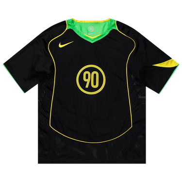 Nike T90 Dri-Fit Soccer Jersey 'Black/Green Spark/Opti Yellow'