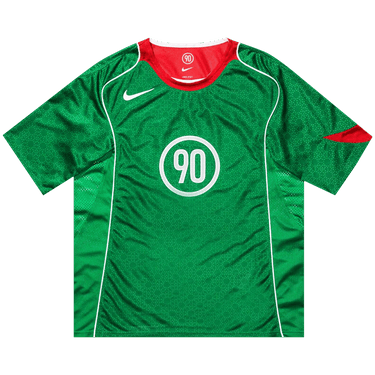 Nike T90 Dri-Fit Soccer Jersey 'Classic Green/Sport Red/White/White'