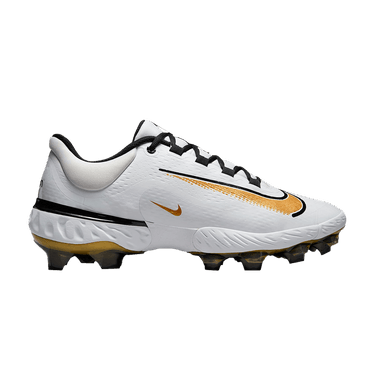 Nike Alpha Huarache Elite 4 Low MCS 'White Metallic Gold'