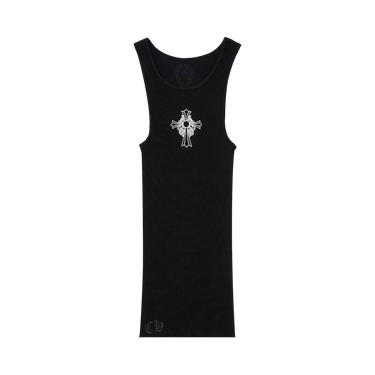 Buy Chrome Hearts Hairy Cross Rib Tank 'Black' - 01383