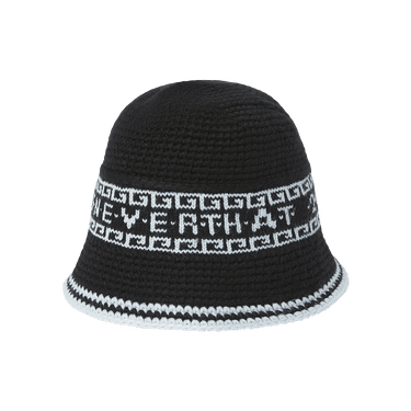 Buy thisisneverthat Crochet Bucket Hat 'Black' - TN243WHWBK04 BLAC