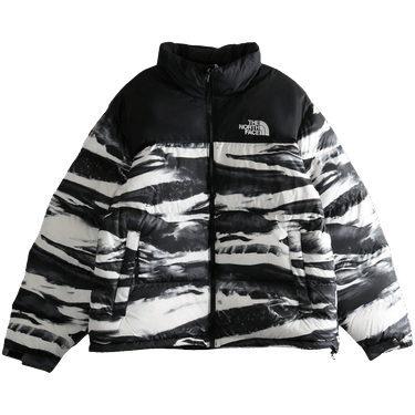 The North Face 1996 Retro Nuptse Jacket 'TNF Black Edge Of Light Print/TNF Black'