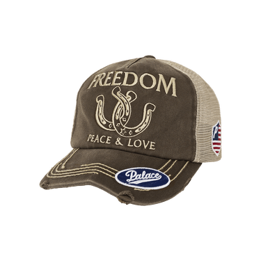 Buy Palace Freedom Distressed Trucker 'Fox' - P29H018 | GOAT