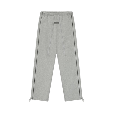 Fear of God Essentials Relaxed Fleece Sweatpant With Piping 'Concrete Heather/Black'