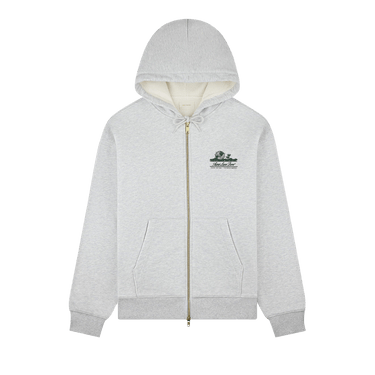 Buy Aimé Leon Dore Unisphere Waffle Lined Full-Zip Hoodie 'Silver