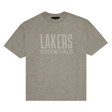Fear of God Essentials x NBA Lakers Tee 'Warm Heather'